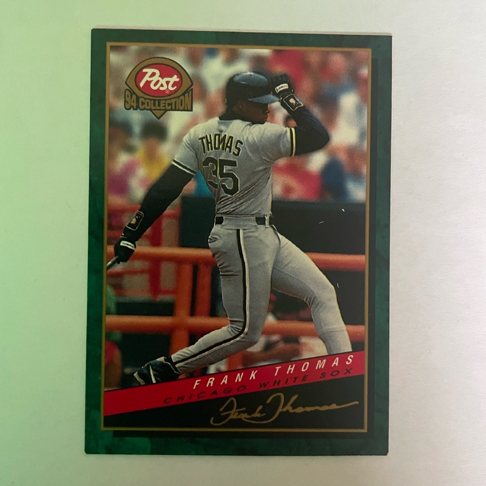 Post 1994 Frank Thomas Baseball Card